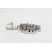 Sterling Silver 925 pendant multi precious semi precious gem stone women C 307